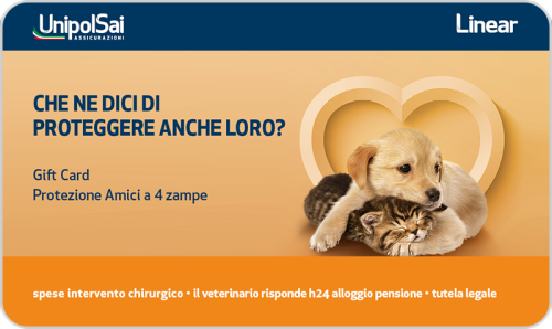 Gift card UnipolSai Cane&Gatto MBB