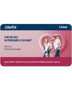 Gift card UnipolSai Infortuni Tempo Libero MBB