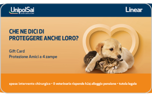 Gift card UnipolSai Cane&Gatto MBB